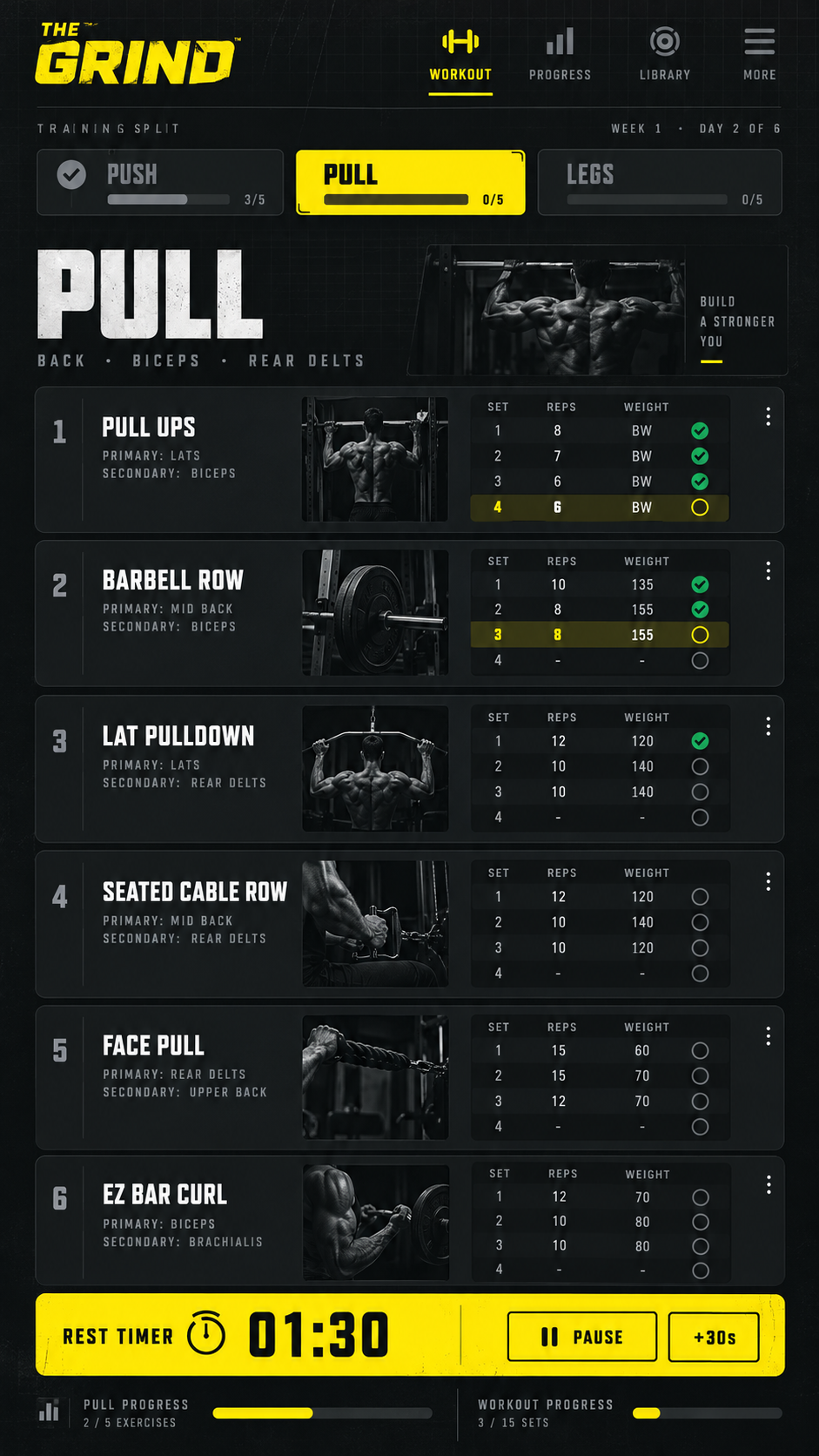 The Grind workout app